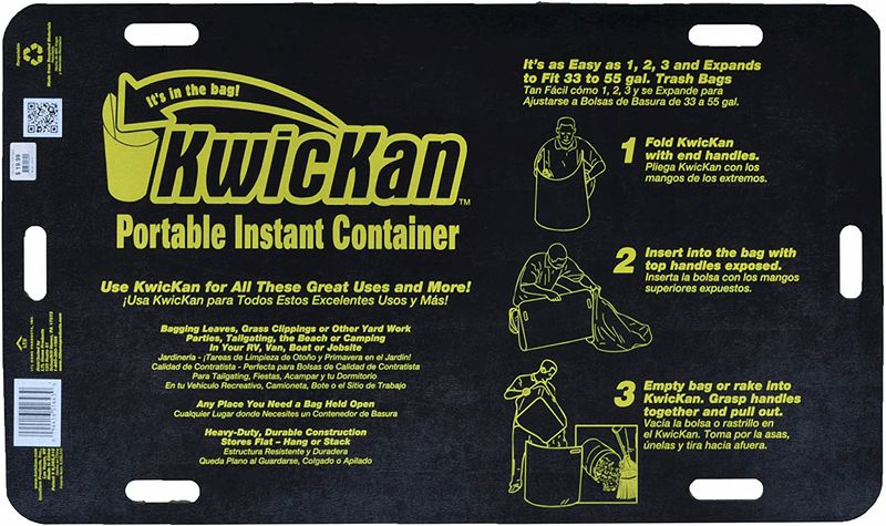 KwicKan 33-55 Gallon Portable Instant Container 